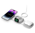 Miniatyrbilde 1 av 9: Tech-Protect trådløs lader A32 3in1 Magnetic MagSafe QI15W, grå