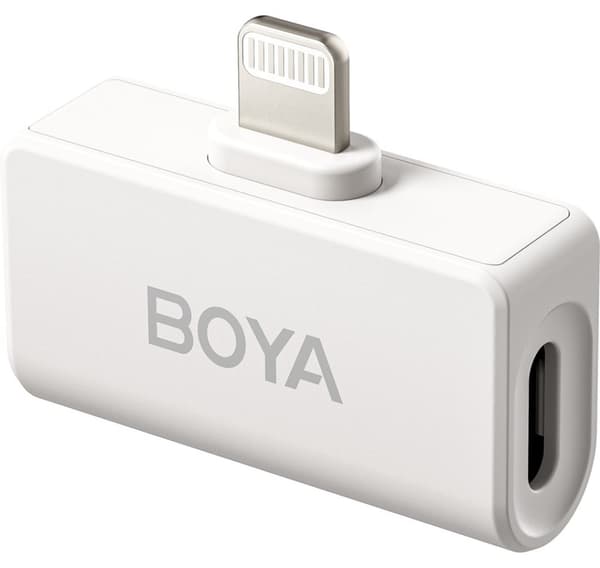 Boya trådløs mikrofon Omic Wireless Lightning, hvit
