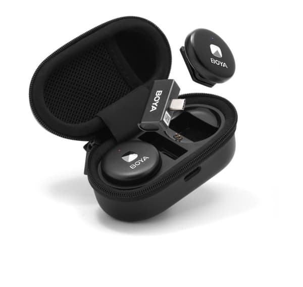 Boya trådlös mikrofon Omic Wireless USB-C, svart