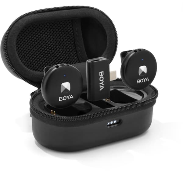 Boya trådlös mikrofon Omic Wireless USB-C, svart