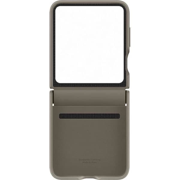 Samsung Galaxy Z Flip 5 Flap Eco läderfodral Etoupe - EF-VF731PAEGWW