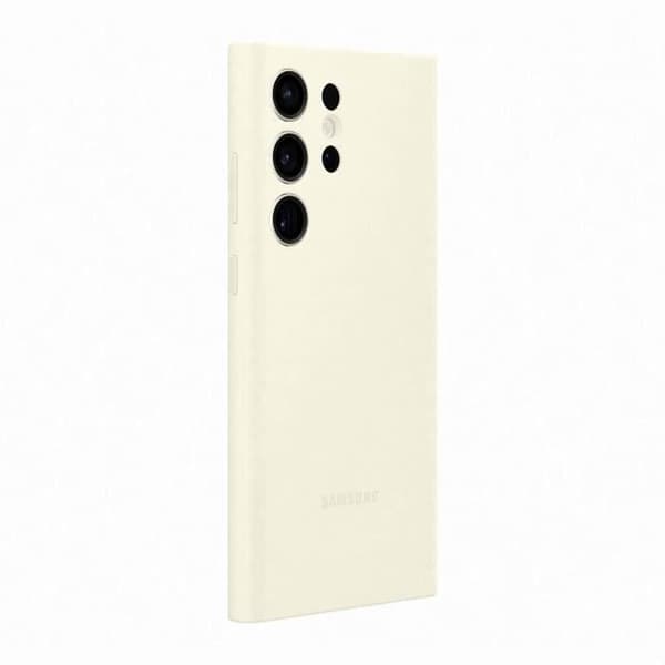 SAMSUNG S23 Ultra Cream silikonfodral