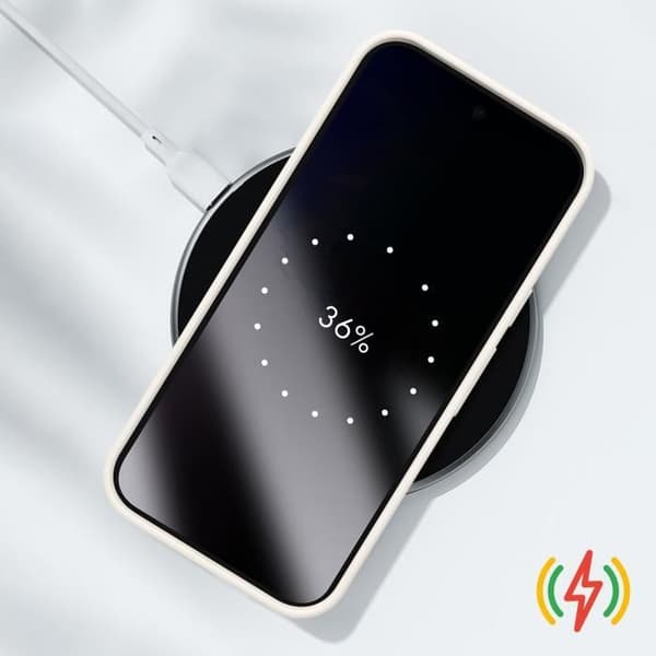 Google Pixel 9 Pro XL Skyddsfodral - Matt Soft Touch - Skyddad kamera - Vit