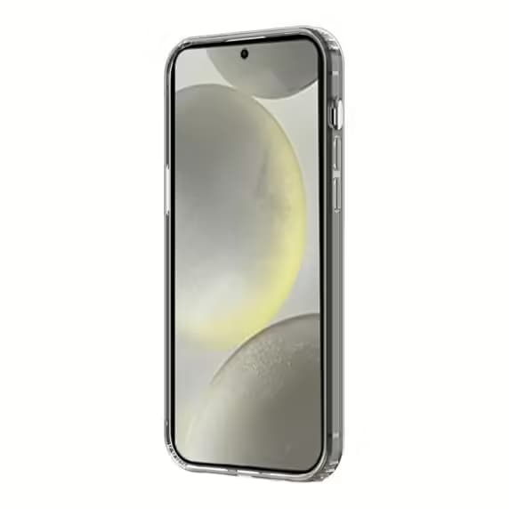Samsung Galaxy S24 Mobilskal Magnet - Blommor Blå/Guld