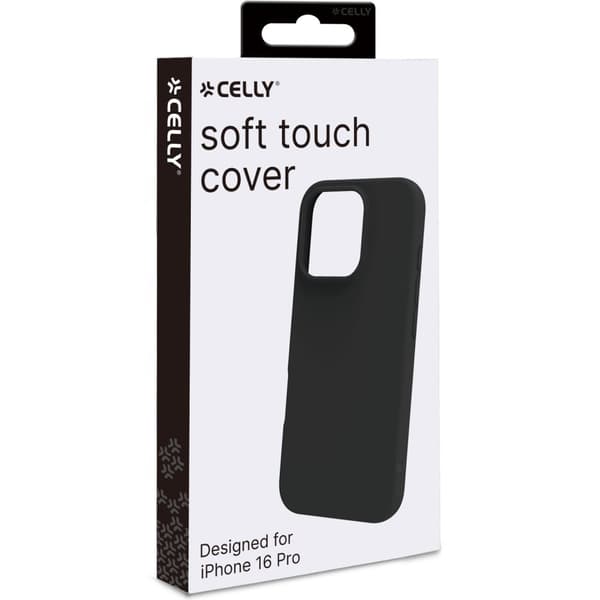 Cromo Soft gummi cover iPhone 16 Pro Black