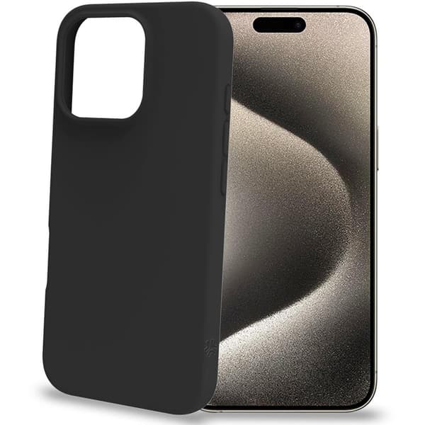 Cromo Soft gummi cover iPhone 16 Pro Black