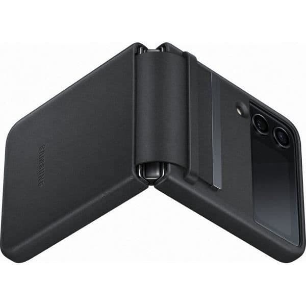Läderfodral SAMSUNG Galaxy Z Flip4 Svart