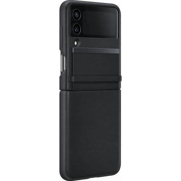 Läderfodral SAMSUNG Galaxy Z Flip4 Svart