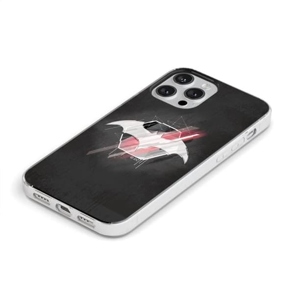 Mobilfodral för Iphone 12 - 12 PRO Original och officiellt licensierad DC Batman Pattern 002 Grey