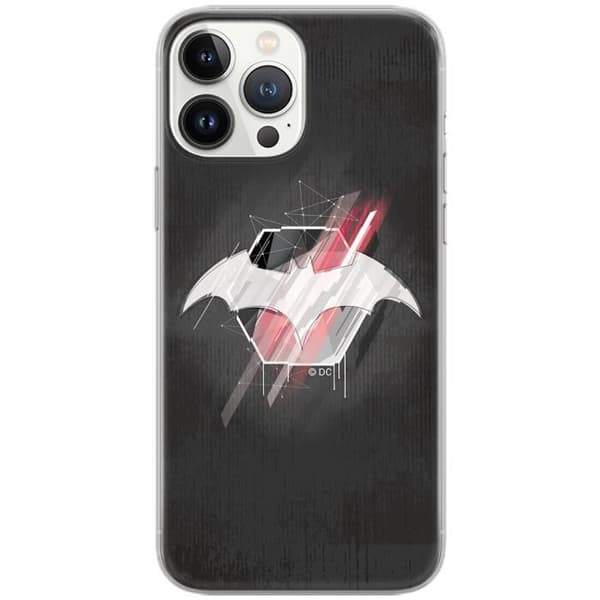 Mobilfodral för Iphone 12 - 12 PRO Original och officiellt licensierad DC Batman Pattern 002 Grey