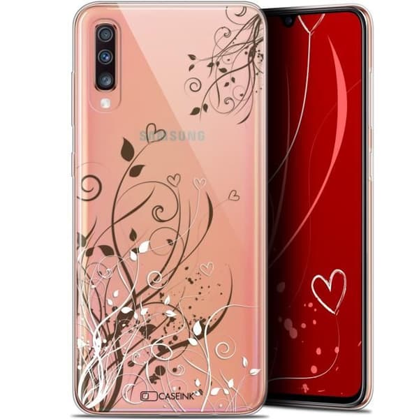 Fodral till Samsung Galaxy A70 (6.7) Extra Fine Love Hearts Flowers