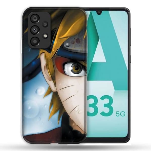 Fodral till Samsung Galaxy A33 5G Manga Naruto Vit en storlek