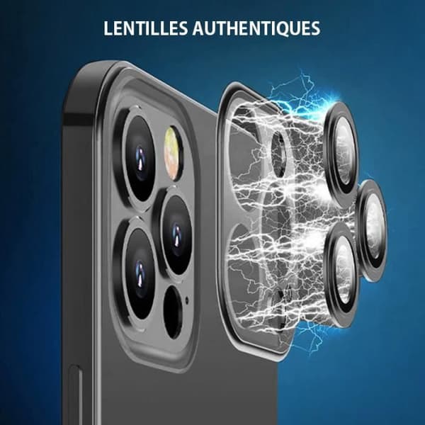 JOYROOM Chery Series-fodral med inbyggt kameraskydd i härdat glas för iPhone 14 (svart)
