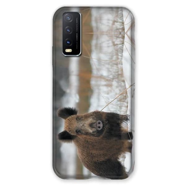 Fodral till Vivo Y11S Hunting Wild Boar Snow en storlek