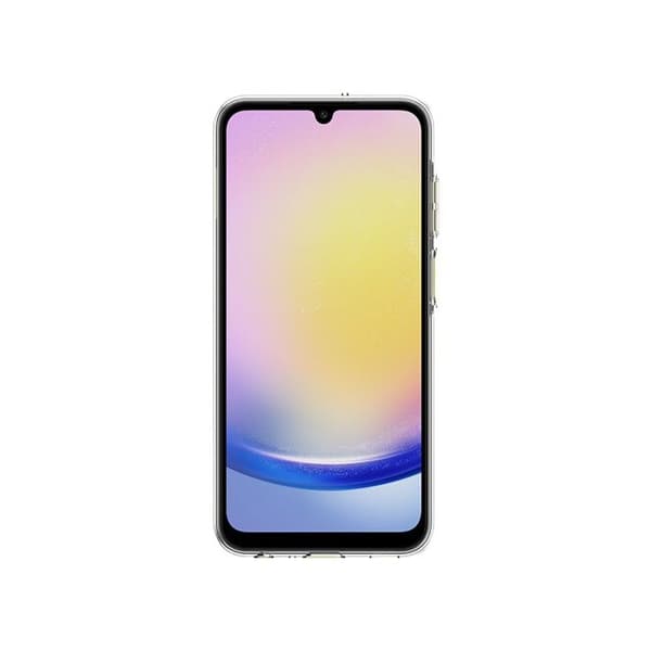 Coque och fodral - Designad för Samsung - Galaxy A25 - Transparent - Mjuk - Integrerad kortficka