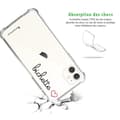 Miniatyrbild 3 av 4: Fodral för iPhone 11 anti-chock mjuka förstärkta vinklar transparent Bichette La Coque Francaise.