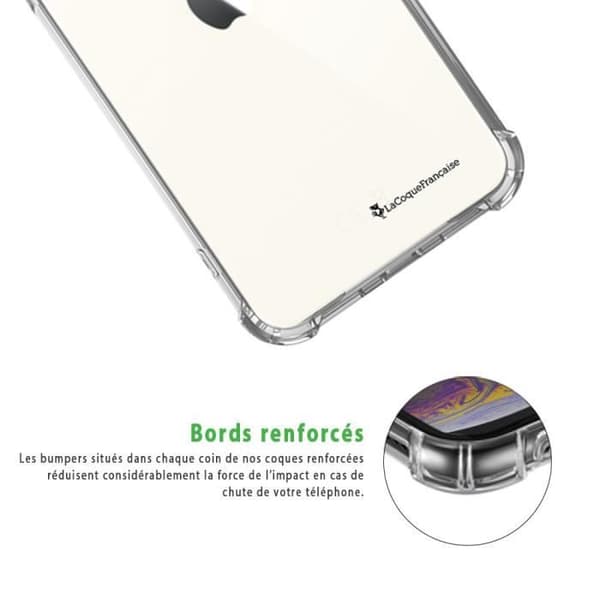 Fodral för iPhone 11 anti-chock mjuka förstärkta vinklar transparent Bichette La Coque Francaise.