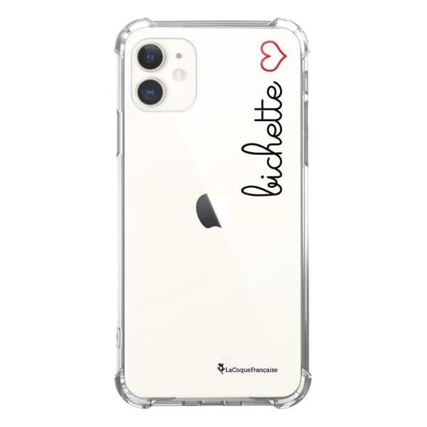 Fodral för iPhone 11 anti-chock mjuka förstärkta vinklar transparent Bichette La Coque Francaise.