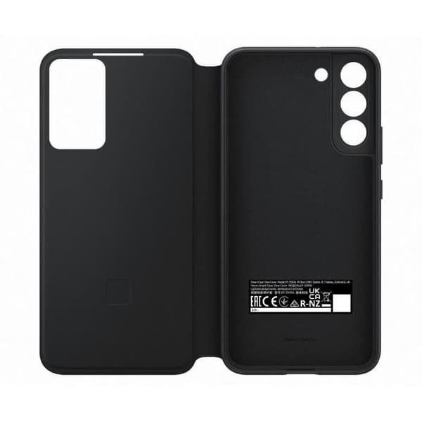 Smart Clear View Cover G S22+ Svart