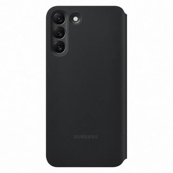 Smart Clear View Cover G S22+ Svart
