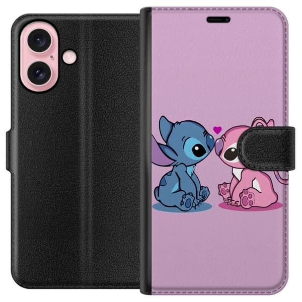 Apple iPhone 16 Lompakkokotelo Kirjonta