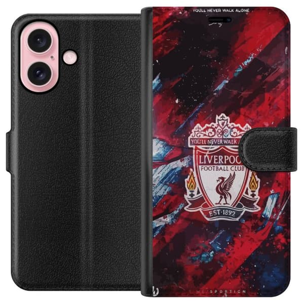 Apple iPhone 16 Lompakkokotelo Liverpool