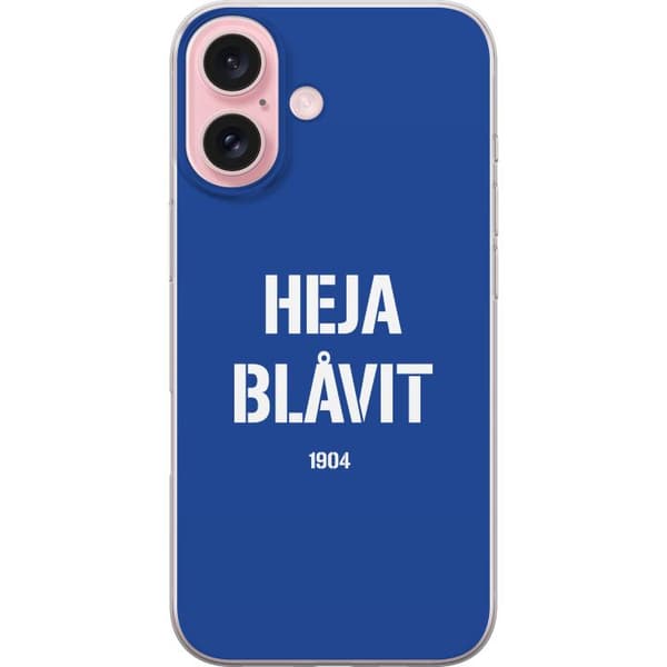 Apple iPhone 16 Läpinäkyvä kuori IFK Göteborg