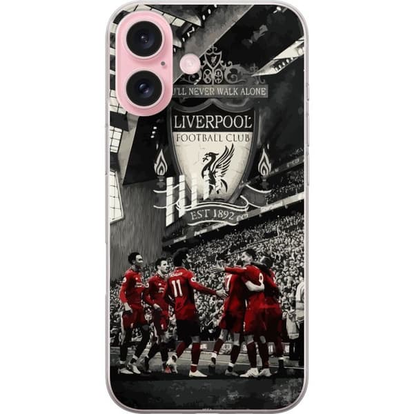 Apple iPhone 16 Läpinäkyvä kuori Liverpool