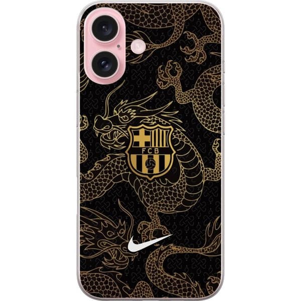 Apple iPhone 16 Läpinäkyvä kuori FC Barcelona