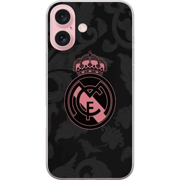 Apple iPhone 16 Läpinäkyvä kuori Real Madrid