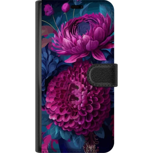 Apple iPhone 16 Pro Lompakkokotelo Blommor