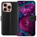 Pikkukuva 1 / 3: Apple iPhone 16 Pro Lompakkokotelo Blommor
