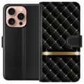 Miniatyrbilde 1 av 3: Apple iPhone 16 Pro Lommeboketui Luksuriøs Svart