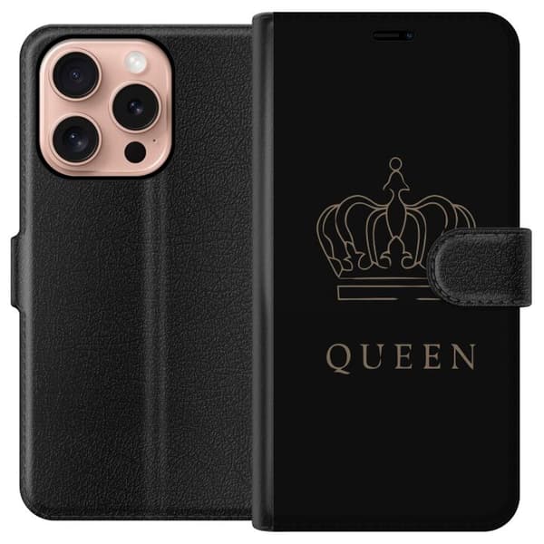 Apple iPhone 16 Pro Lommeboketui Kongelig Sommerfugl