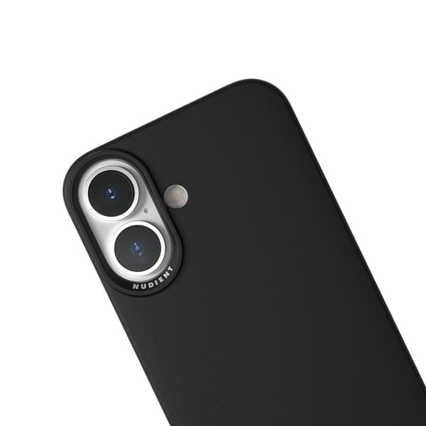 Nudient iPhone 16 Deksel Thin Case MagSafe Ink Black