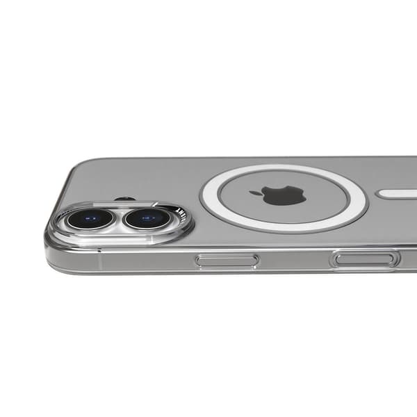 Nudient iPhone 16 Kuori Thin Case MagSafe Transparent
