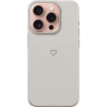 Miniatyrbilde 1 av 3: Apple iPhone 16 Pro Gjennomsiktig deksel Grått hjerte