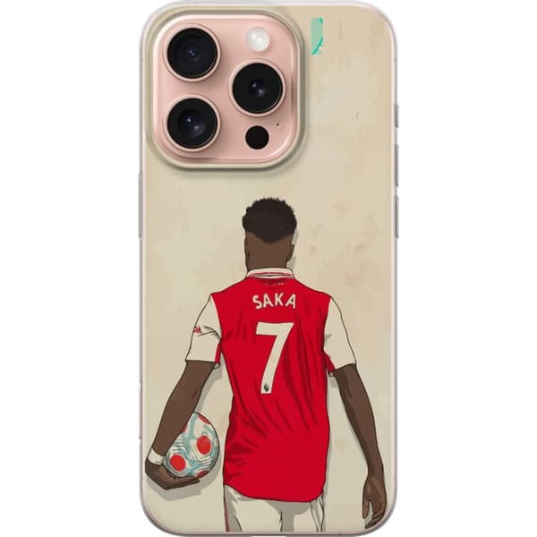Apple iPhone 16 Pro Gennemsigtig cover Bukayo Saka 7