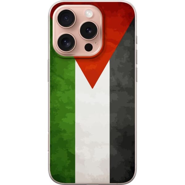 Apple iPhone 16 Pro Genomskinligt Skal Palestina