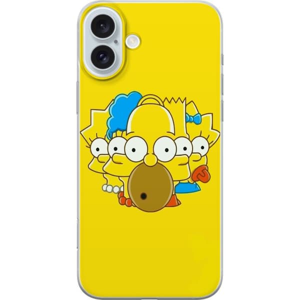Apple iPhone 16 Plus Gjennomsiktig deksel Simpsons