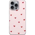 Miniatyrbillede 1 af 3: Apple iPhone 16 Pro Max Gennemsigtig cover Hjerter
