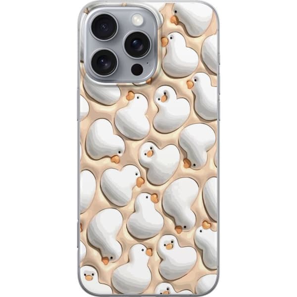 Apple iPhone 16 Pro Max Läpinäkyvä kuori Kuplivan Ankkoja