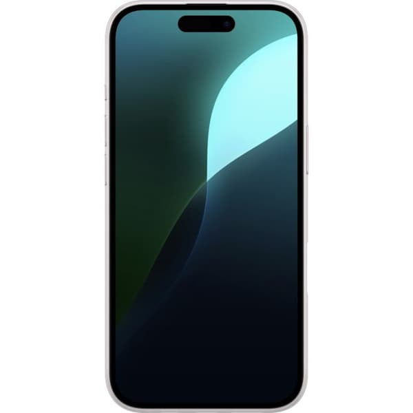 Apple iPhone 16 Gennemsigtig cover Grøn marmor