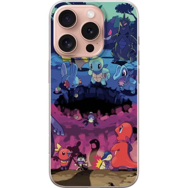 Apple iPhone 16 Pro Gennemsigtig cover Pokémon