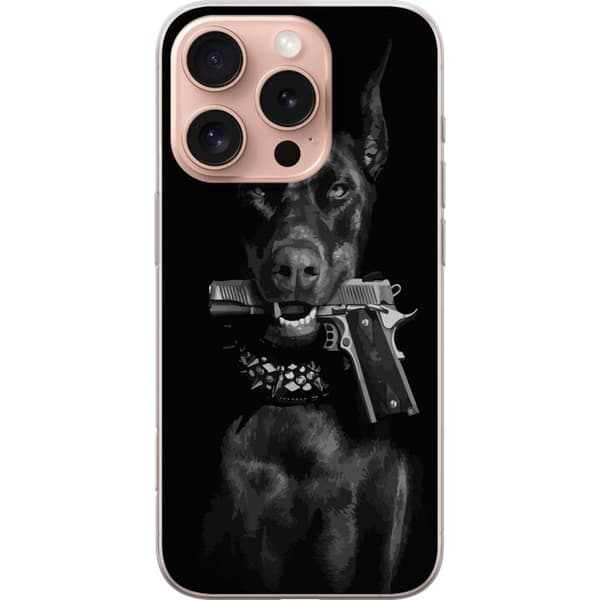 Apple iPhone 16 Pro Genomskinligt Skal Dobermann