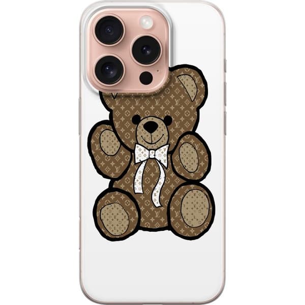 Apple iPhone 16 Pro Läpinäkyvä kuori Teddy LV Bear
