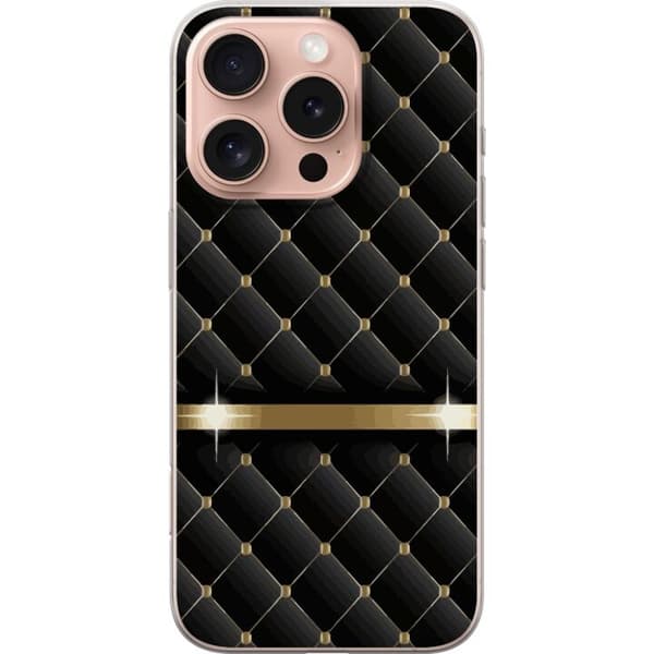 Apple iPhone 16 Pro Gennemsigtig cover Luksuriøse Sort
