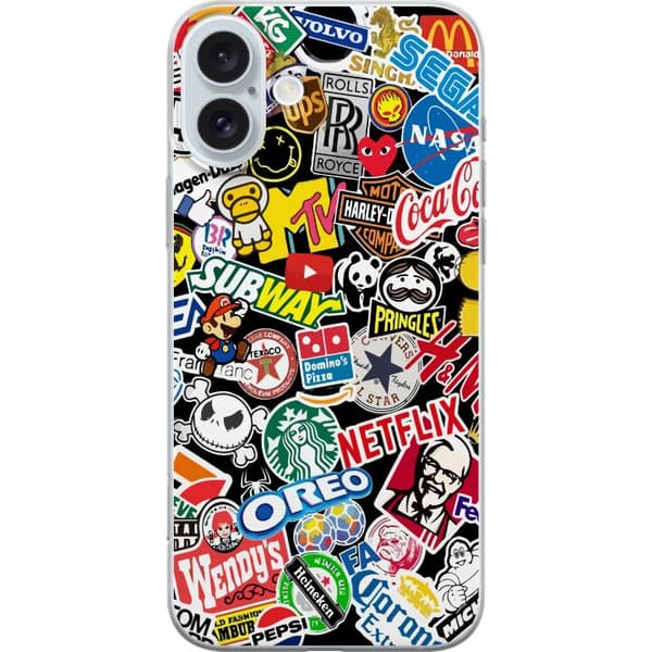 Apple iPhone 16 Plus Läpinäkyvä kuori Kirjautua