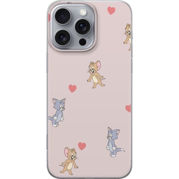 Apple iPhone 16 Pro Max Gennemsigtig cover Tom og Jerry
