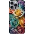 Miniatyrbilde 1 av 3: Apple iPhone 16 Pro Max Gjennomsiktig deksel Fargfulle roser